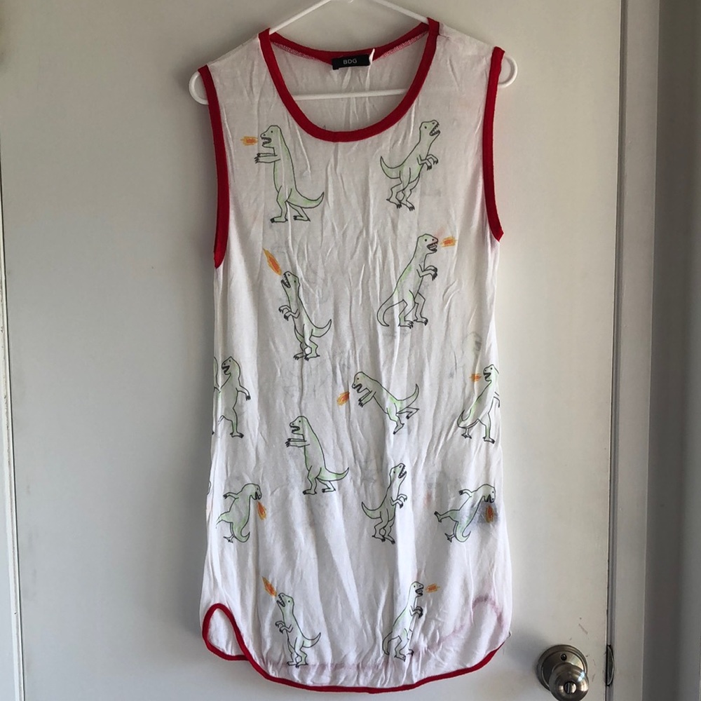 Dinosaur slip dress / nightgown